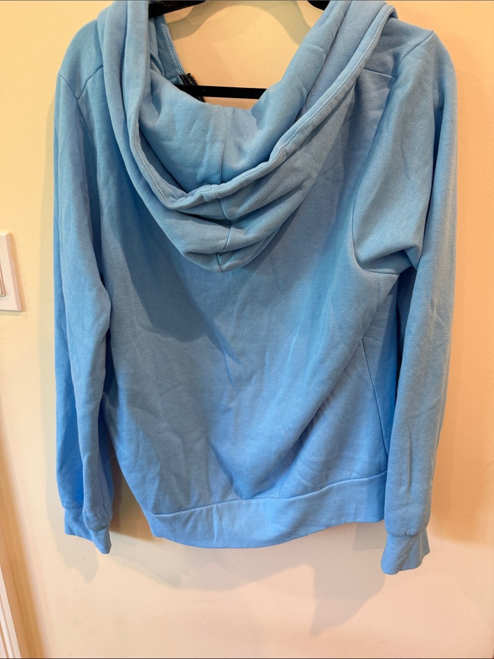 Aviator Nation Light Blue Hoodie with Yellow Logo Detail - Picture 4 of 5